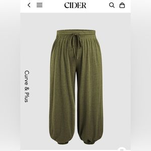 Cider Curve jersey joggers NWT